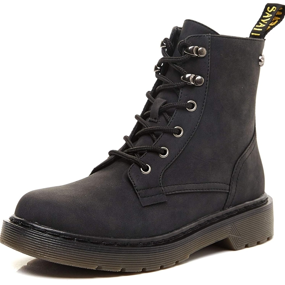 Women's Black Combat Boots